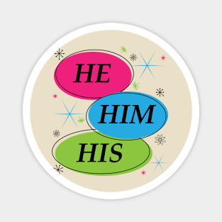 He Pronouns Magnet